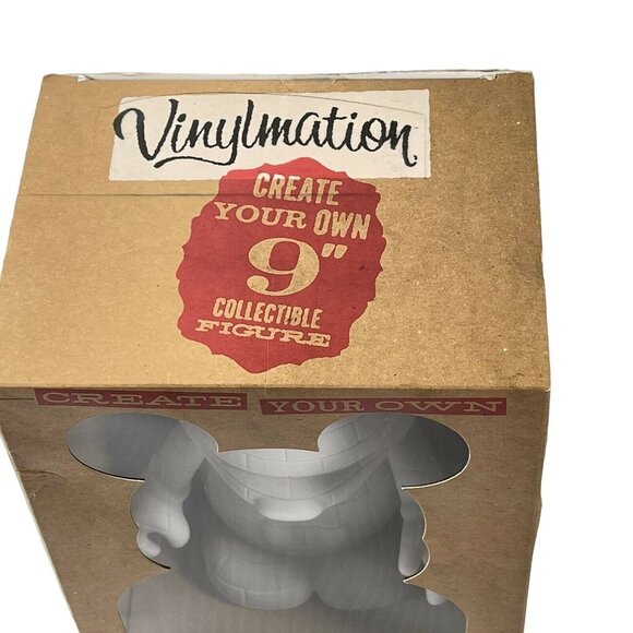 Disney Vinylmation Create Your Own Blank Mickey Mouse White New In Box RARE 9" - Picture 3 of 11